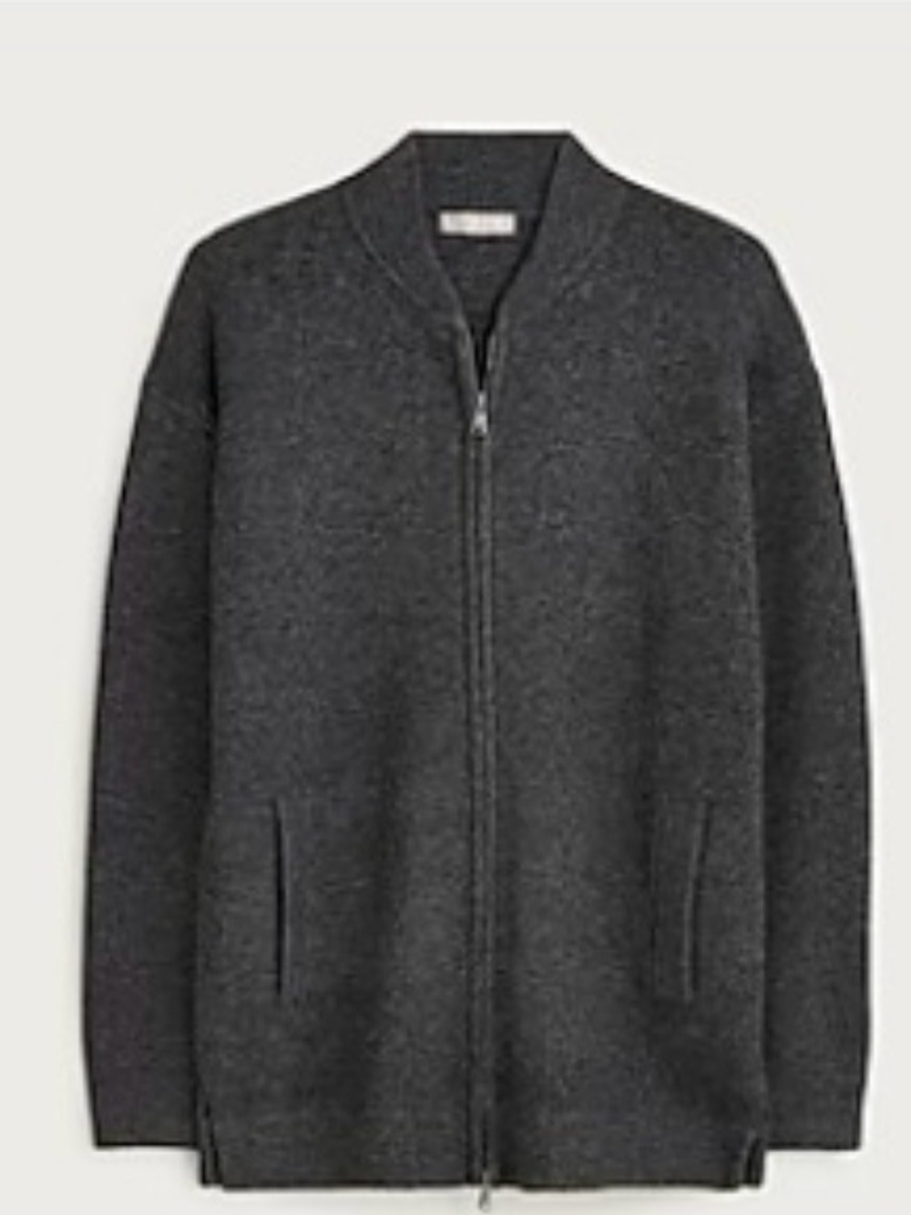NWT J. Crew Full-Zip Flight Sweater-Jacket, Size M